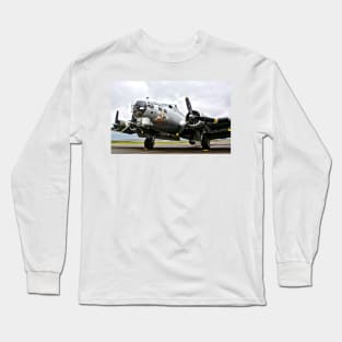 B-17 Bomber Airplane Long Sleeve T-Shirt